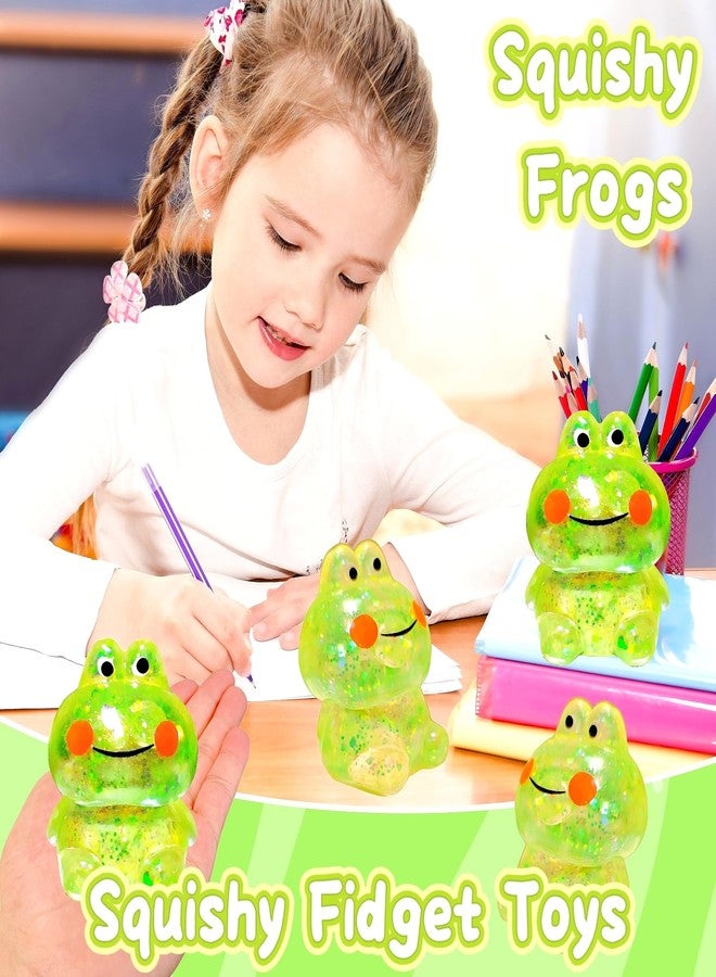 EVDERS 1Pcs Squishy Frog Stress Balls for Adults Maltose Ball Sensory Fidget Toys for Kids, Frog Sugar Ball, Slow-Rise Squishy Sugar Stress Toy, Animal Squeeze Toys (Green) - Image 5